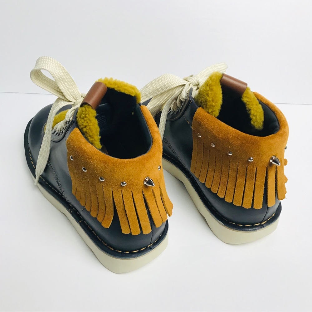 Coach Troopa High Top Shearling Derby Boots - Picture 9 of 13